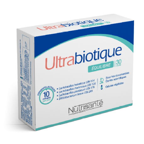 Nutrisanté Ultrabiotique Equilibre 10 gélules