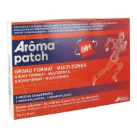 AROMA Patch Grand Format Multi-zones 29,5 x 9 cm3 patchs chauffants 8 h