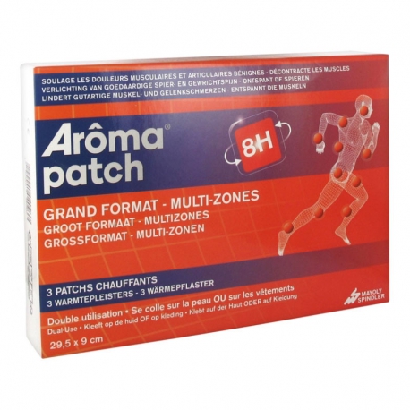 AROMA Patch Petit Format Multi-zones 3 patchs chauffants 8 h
