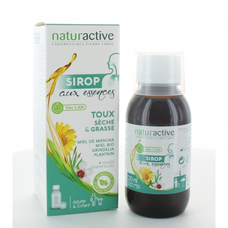 Naturactive Sirop Gamme ORL Toux Sèche et Grasse 120 ml