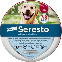 BAYER Seresto Collier Anti-parasitaire Pour Grands Chiens de plus de 8 kg