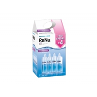 RENU MPS Solution nettoyante lentille souple pack 4 flacons