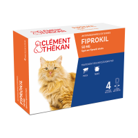 CLEMENT THEKAN Fiprokil Pour Chats  4 Pipettes