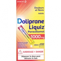 DOLIPRANE LIQUIZ 1000 mg  8 sachets (Paracétamol)