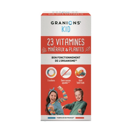 Granions Kid 23 Vitamines Minéraux et Plantes 200 ml