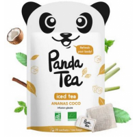 PANDA TEA Ice tea Ananas Coco Infusion glacée 28 sachets