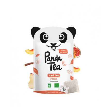 PANDA TEA Iced tea Infusion Glacée Pêche 28 sachets