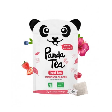 PANDA TEA Iced tea Infusion glacée Fruits rouges 28 sachets