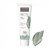 CATTIER Masque Argile Verte Menthe Poivrée  Purifie Bio 100 ml