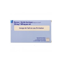 Biogaran Borax/ Acide Borique 12mg / 18 mg par ml  15 Unidoses