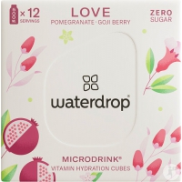 WATERDROP Microdrink Cubes d'Hydratation Grenade et Baie de Goji S/S 12 Capsules