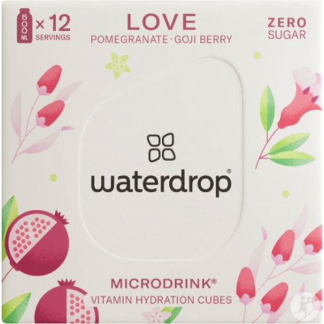 WATERDROP Microdrink Cubes d'Hydratation Pêche Gingembre s/s 12 Capsules