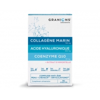 GRANIONS Complexe Collagène Marin, Acide Hyaluronique et Coenzyme Q10 60 cps