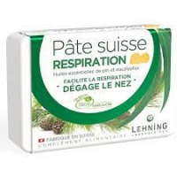 LEHNING Pâte Suisse aux Huiles Essentielles de Pin et d'Eucalyptus 40 gommes