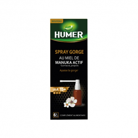 HUMER Spray Gorge au Miel de Manuka Actif 20 ml