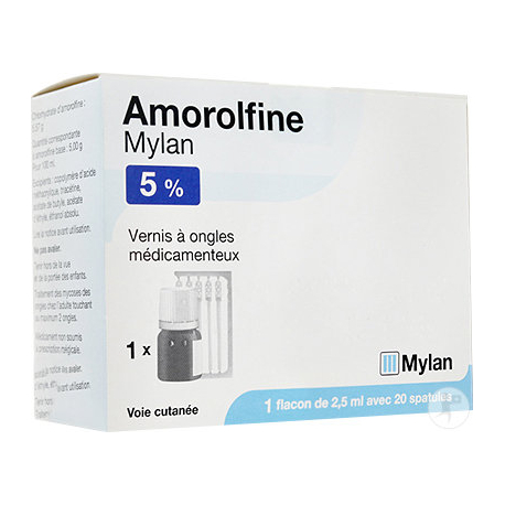 AMOROLFINE bgr 5% vernis médicamenteux (Amorolfine)