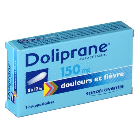 DOLIPRANE 150mg suppositoire (Paracétamol)
