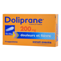 DOLIPRANE 200mg suppositoire (Paracétamol)