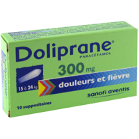 DOLIPRANE 300mg suppositoire (Paracétamol)