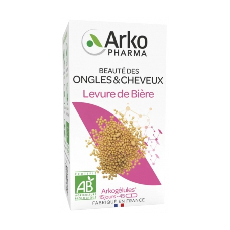 Arkogélules Levure de Bière Beauté et Peau 45 gélules