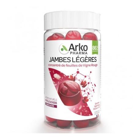 Arkopharma Gummies Jambes légères Vigne Rouge 60 gummies