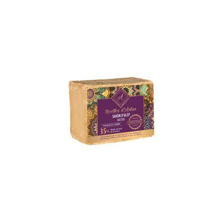 Savon d'Alep Nature 35% Huile de baie de Laurier BIO