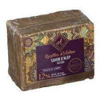 Savon d'Alep Nature 12 % Huile de baie de Laurier BIO