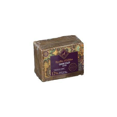 Savon d'Alep Nature 35% Huile de baie de Laurier BIO