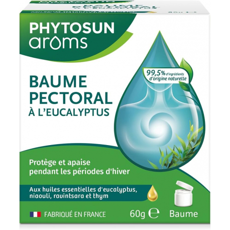 Phytosun Aroms Baume Pectoral Eucalyptus 60 G Mon armoire a pharmacie