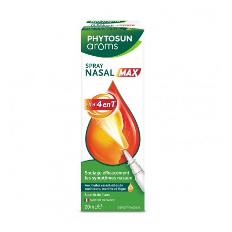 Phtytosun Aroms Spray Nasal Max effet 4 en 1 20 ml
