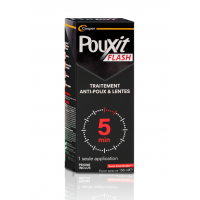 Pouxit Flash Spray anti-poux et lentes Sans Insecticide 150 ml