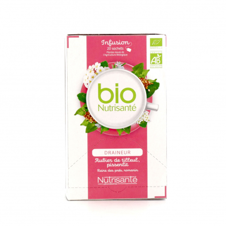 BIO Nutrisanté Draineur 20 infusions