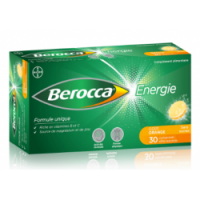 BEROCCA 30 cp eff  (Vit B1,B2,B6,B3,B5,H,B9,C,Carbonate de calcium,Mg,Zn)