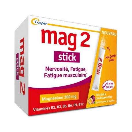 Mag 2 Poudre Orodispersible 30 sticks