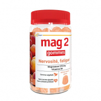 Mag 2 Gommes Framboise Nervosité, fatigue 45 gommes