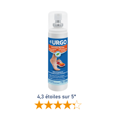 URGO Spray Prévention Mycose Pieds et Chaussures 150 ml