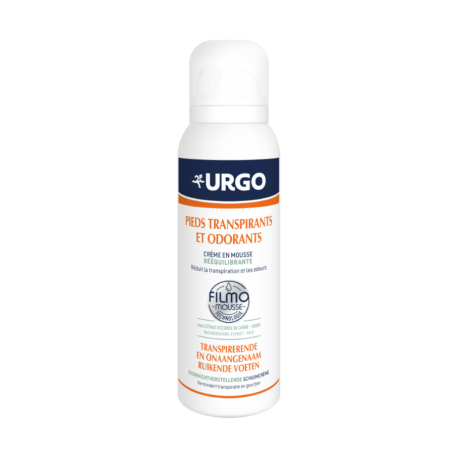 URGO Crème Mousse Pieds Transiprants et Odorants 125 ml