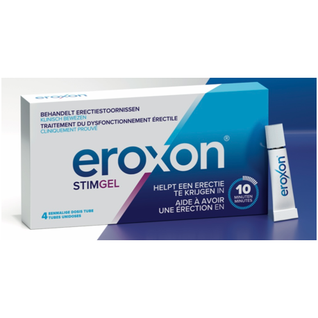 EROXON STIMGEL DYSFONCTION ERECTILE 4 TUBES