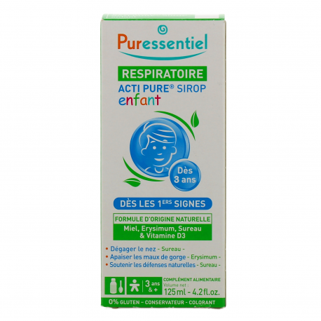 PURESSENTIEL Respiratoire Acti Pure Sirop Enfant 125 ml