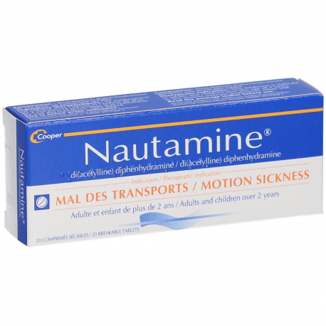 Nautamine Mal des Transports 20 cps