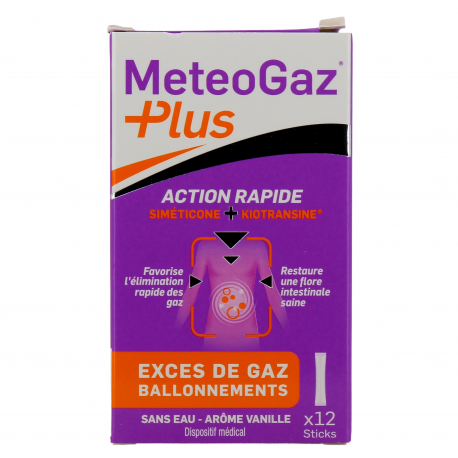 Meteogaz Plus Exces de Gaz et Ballonnements