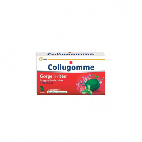 Collugomme Gorge Irritée S/S 30 gommes à sucer