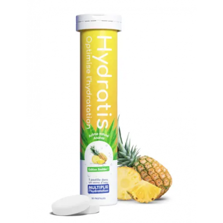 HYDRATIS Solution d'hydratation Arôme Naturel Fruits des Bois 20 Pastilles