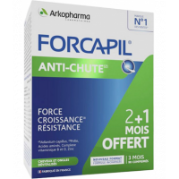 Arkopharma FORCAPIL Anti-chute Force, Croissance et Résistance 2+1 mois OFFERT