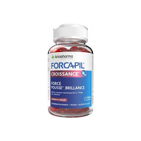 Arkopharma Croissance Gummies Force, Pousse et Brillance 60 Gummies