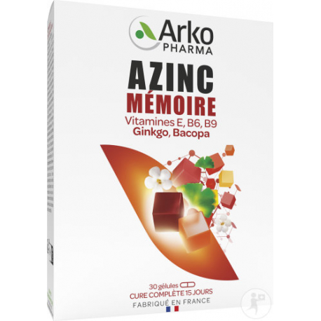 Arkopharma Azinc Mémoire 30 gélules