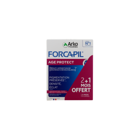 Arkopharma Forcapil Age Protect 1 mois 30 comprimès