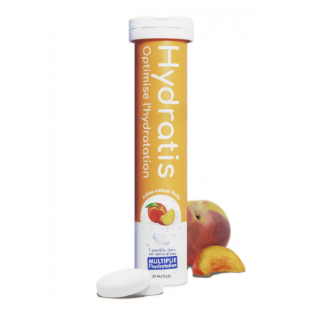 Hydratis Solution d'hydratation arôme naturel Pastèque 20 Pastilles