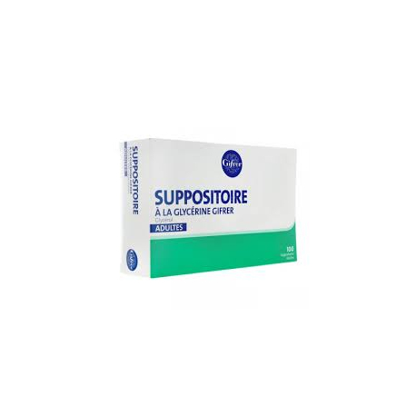 GLYCERINE Suppos Gifrer bte 100 Adulte (Glycérol)