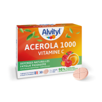 ALVITYL Acérola 1000  Vitamine C 30 comprimés